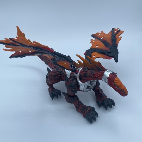 Mega Bloks Blocks Brown Dragon Krystal Wars Figure 12" - Picture 5 of 9